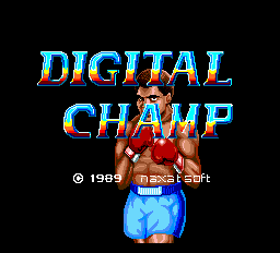 Digital Champ Title Screen